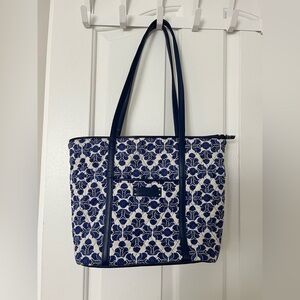 Navy Floral Tote Vera Bradley tote Bag